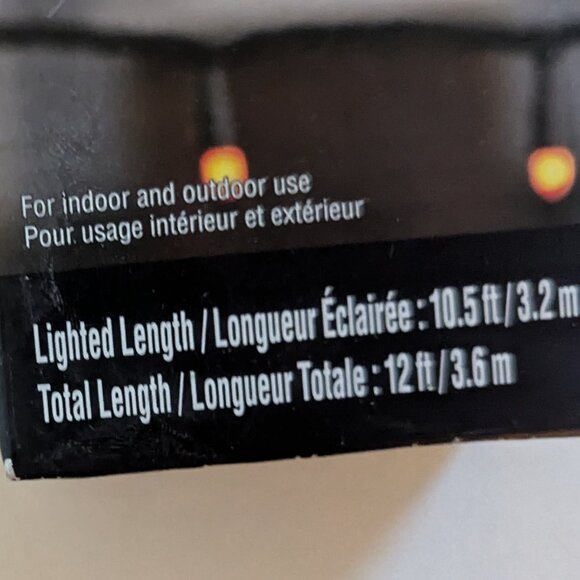 NWT Spooky Candy Corn Mini Lights String Halloween Decoration Orange Ashland NEW - Picture 6 of 8